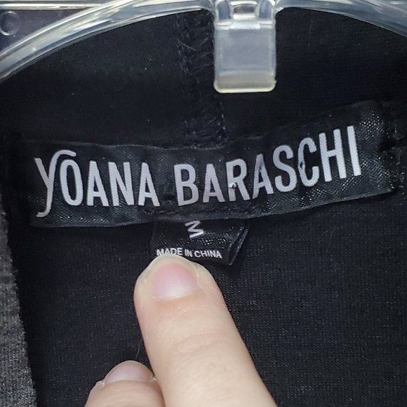 Yoana Baraschi Pearl Gray Neoprene Wonder Woman One Button Designer Blazer MED - Picture 4 of 8